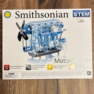 Smithsonian Motor-Works STEM Building Set - Blue